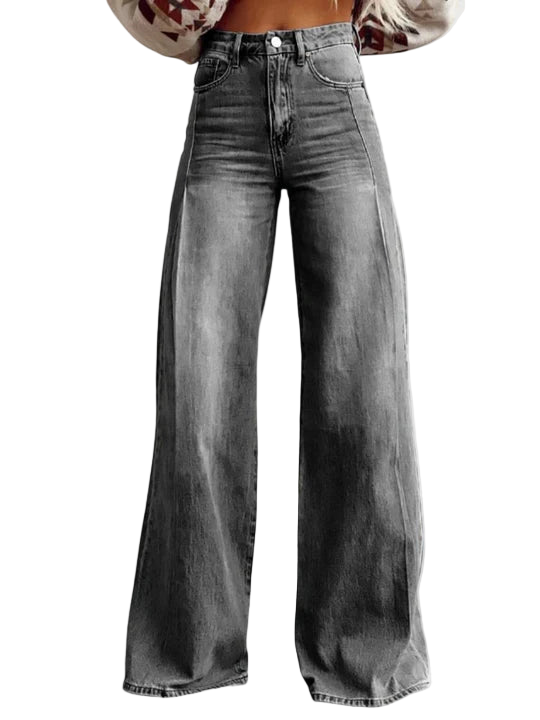 Pantalón Wide-Leg de Tiro Alto