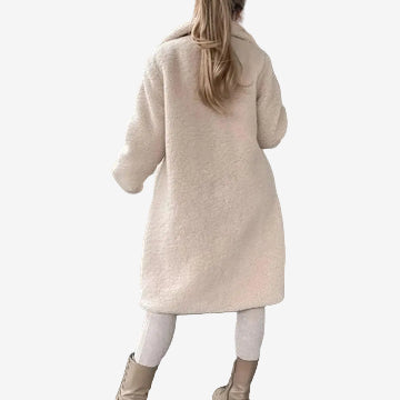 Abrigo de peluche estilo Teddy