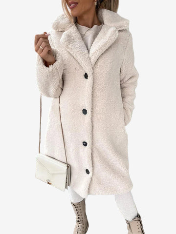 Abrigo de peluche estilo Teddy